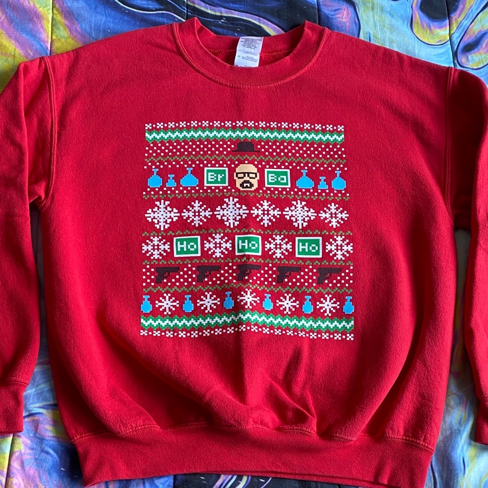 Breaking Bad holiday sweater Some visible